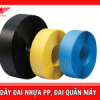 Dây đai nhựa PP màu vàng dùng trong đóng gói hàng hóa