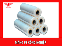 cuộn màng PE quấn pallet bám dính cao, chống bụi và trầy xước